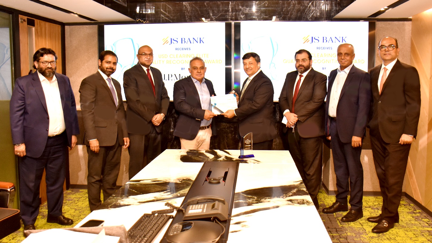 Winning JP Morgan’s USD Clearing Elite Quality Recognition Award | JS Bank